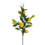 LEMON SPRAY STEM with FRUITS - Yellow - REAL TOUCH