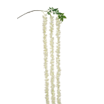 WISTERIA HANGING BRANCH LONG - White