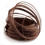 FIL ALUMINIUM COLORFILL wire / TRAAT POUR FLEURISTES 2X60 M Chocolate