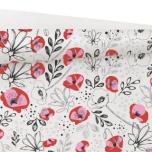 Kraft Print Paber Lilou Red/White 0,79x40m