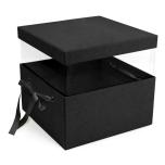 Pandore Box Adjustable Square Black (21x21x10,5 & 18x18x9,5cm) 2TK