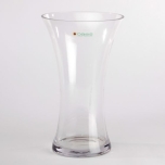 Glass Handtied Vase - Clear - 30cm