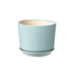 Cer Pot Nurture Footed Duck Egg Blue Ø17,5 h17,5cm