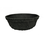 Bowl BIOLIT® Planting Plastvahu / Istutus Alus BLACK Ø30cm h10,5cm 1tk