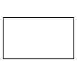 Flower Card Kaart Plain Black Edge 92x56mm 100tk (pk)