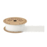 Pael OASIS® CHIFFON Frayed Edge White 10-m-roll 30mm