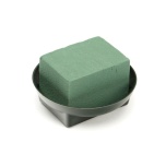 OASIS® Ideal Floral Foam Maxlife in Round Bowl  L:16 x W:9cm