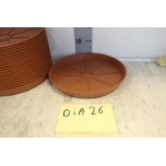 Plast Pot Base Terracotta Ø26cm