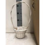 Basket Korv White 50cm d13cm