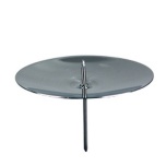 Candle Holder Küünla Alus Ø70mm + pick Silver 4pcs
