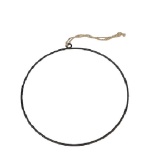 Floristry Iron Ring Hanging Black Ø40cm