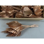 Dried Palm Spear Medium Copper+Glitter (tk)