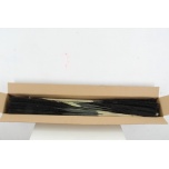 Dried Cortaderia Silvy paint Black 5pc/bunch 85cm (pk)