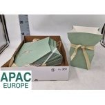Vase Vaaspot Cardboard Light Green Ø8 h15cm