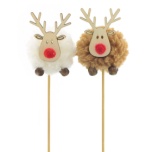 Stick Reindeer Põhjapõder Ren Ø4cm MIX h10cm