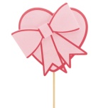 Stick Heart Süda Nina Ø7cm Pink 50cm