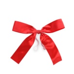 Deco Clip Kaunistus Bow Marjolaine Red 10cm