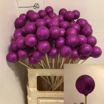 Stick Christmas Ball Jõulukuul Glitter Purple