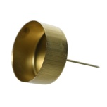 Candle Holder Küünla Alus Tea Light Cups Ø4cm + pick Gold 4pcs (pk)