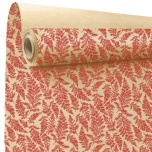 Kraft Print Paber Cyrielle Red/Natural 0,79x40m