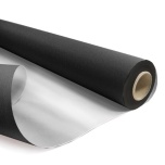 Kraft DuoMetallic Paber Black/Silver 0,79x40m