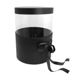 Pandore Box Adjustable Round Black (Ø21x14,5 & Ø18,5x13cm) 2TK