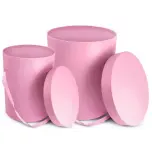 Pandore Box Classic Round Pink (Ø19x20 & Ø13x17cm) 2TK