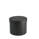 Hatbox round D.15xH.12cm Black 1TK