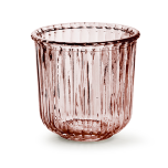Glass Pot Day L Pink Ø14 h13,5cm	