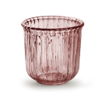 Glass Pot Day Pink Ø12 h11,5cm	