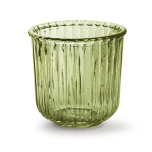 Glass Pot Day L Green Ø14 h13,5cm