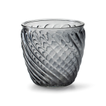 Glass Pot Justin Anthracite Ø10 h10cm	