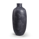 Vase Ceramics Bottle Natan Black Ø21 h45cm