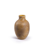 Vase Ceramics Bottle Natan Ochre Ø16 h25cm