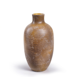 Vase Ceramics Bottle Natan Ochre Ø18 h35cm