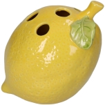 Vase Lemon Fine Earthenware Yellow 15,5x13x15cm