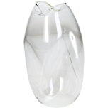 Vase Glass Clear 10,3x10,3x17,8cm