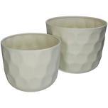 Planter Ivory 31x31x25cm (Set of 2)