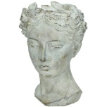 Planter Grey Face 27x18x18cm