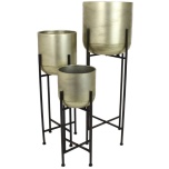 Planter Champagne 91x31x31cm
