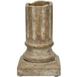 Planter Column Concrete Gold 10x10x17cm