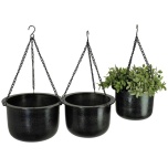 Planter Black 23x38x38cm 3TK