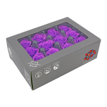 Stabiliseeritud Roos Mini 12tk karbis Bright Lilac