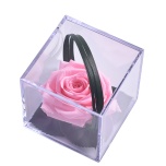 Stabiliseeritud Roos MELCHOR kinkekarbis 1tk PASTEL PINK