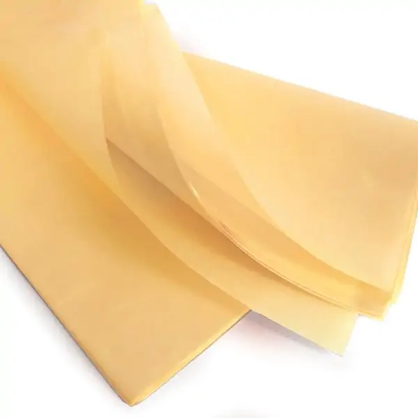 SHEETS SILK IN TUBE 50X75 CM BEIGE