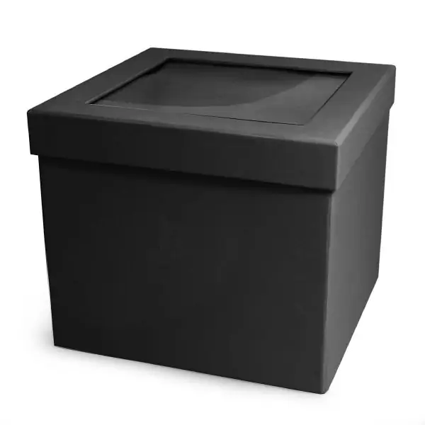 PANDORE BOX S+L 2TK BLACK WITH WINDOW